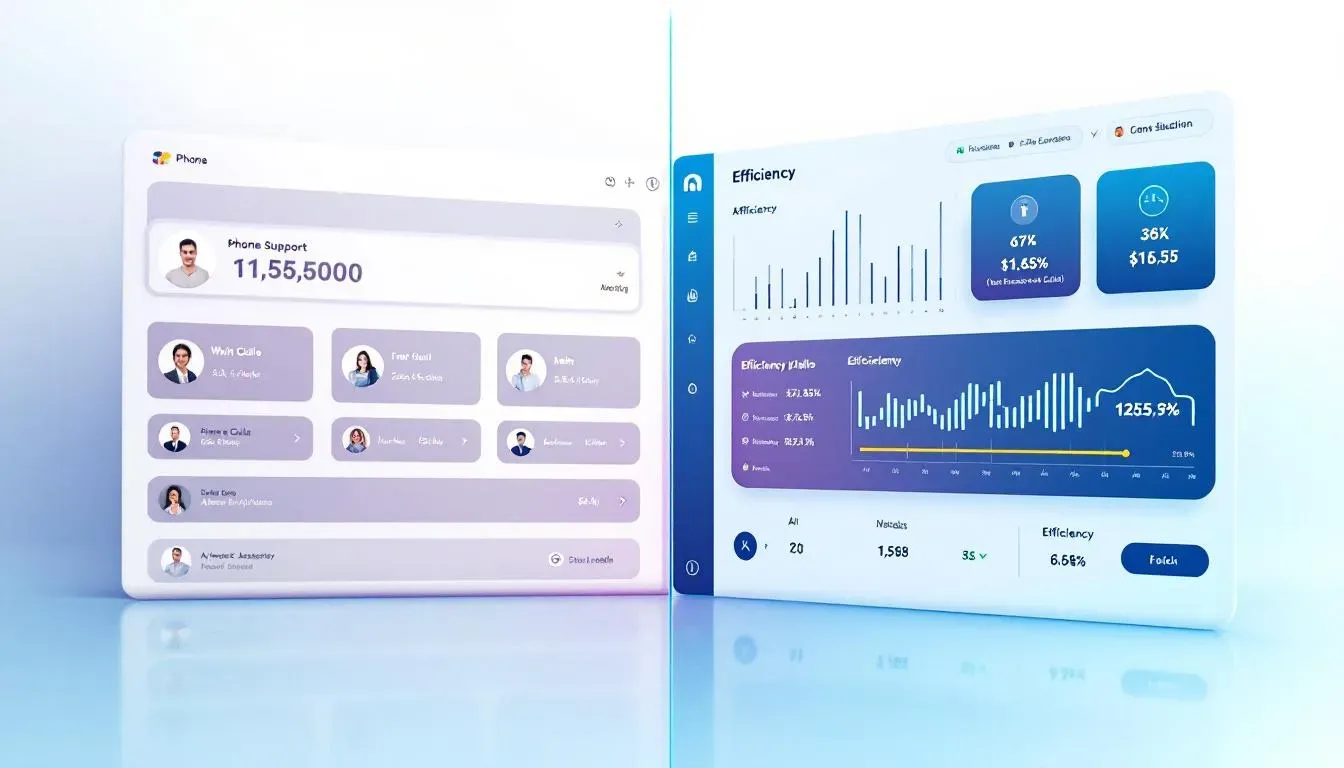 Kostenvergleich: Traditioneller Support vs. Voice Agent